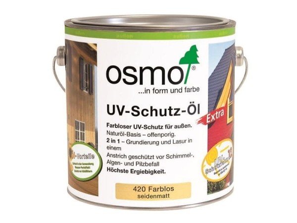 OSMO UV-Schutz-Öl Extra, mit Grundierung von Leyendecker HolzLand in Trier