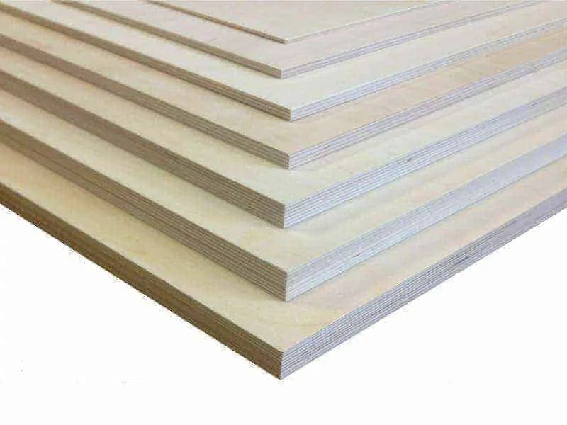 Multiplexplatte Birke quer