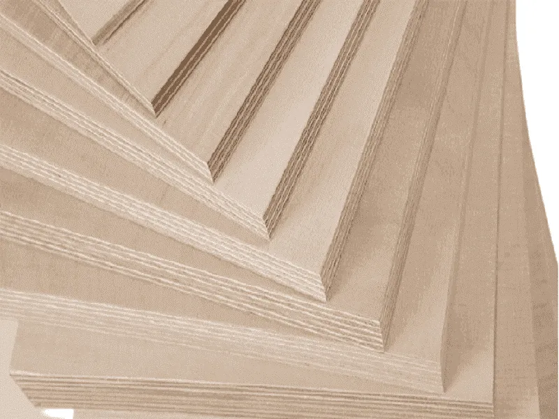 Multiplexplatte Birke quer