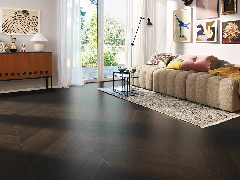 HARO Parkett Stab Chevron, 2-Schicht