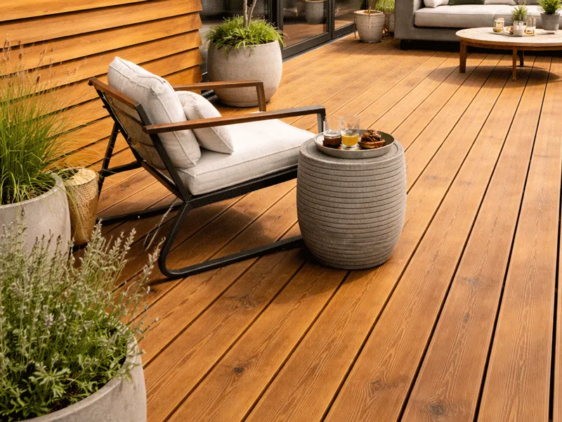 Terrassendiele Thermokiefer
