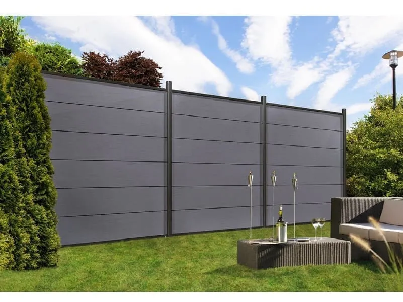 Br&uuml;gmann SYSTEM WPC XL Zaunfeld-Set