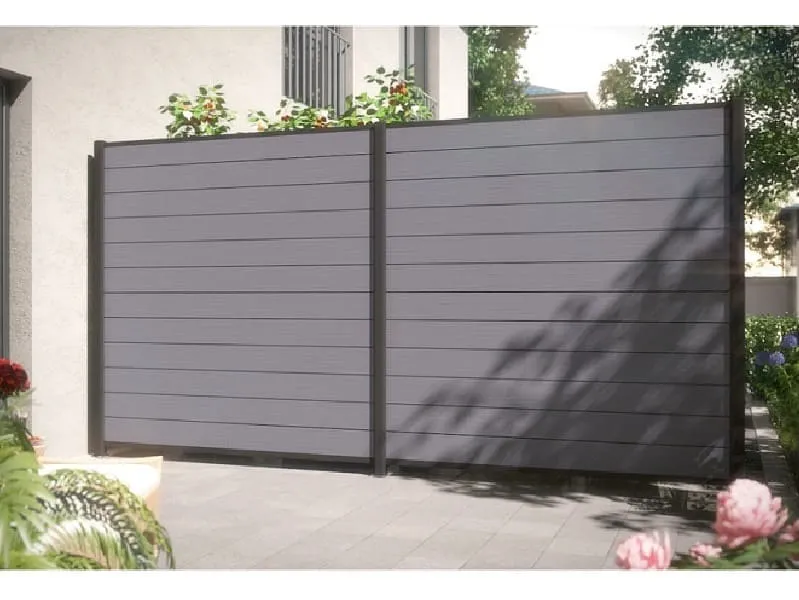 Br&uuml;gmann SYSTEM WPC Classic Zaunfeld-Set