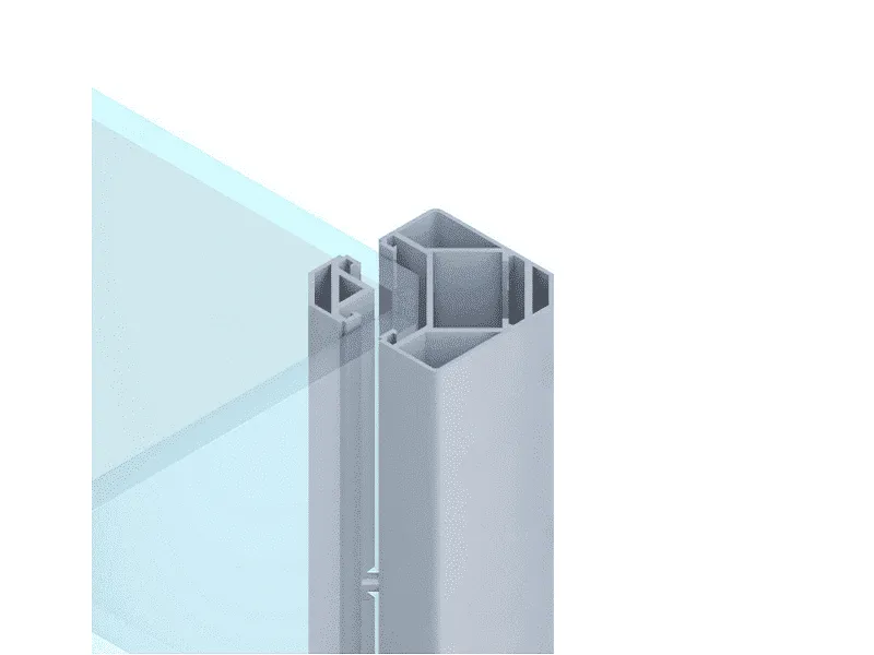 Br&uuml;gmann SYSTEM Eck-Klemmpfosten
