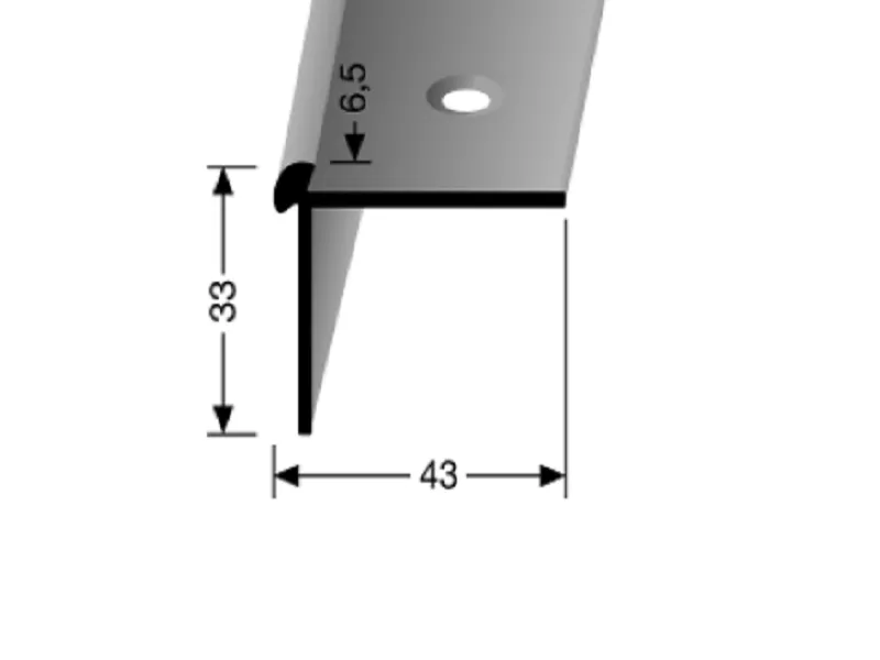 HARO Treppenkantenprofil 874 EB SBS
